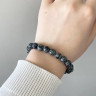 Obsidian-Armband D1113