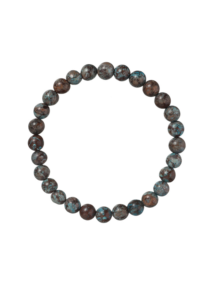 Damenarmband aus natürlicher blauer Jade für Jeans D4746