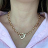 Modeschmuck-Herzanhänger-Kette D4813