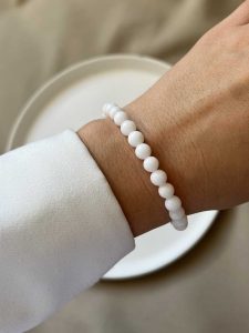 White Jade Bracelet 5017