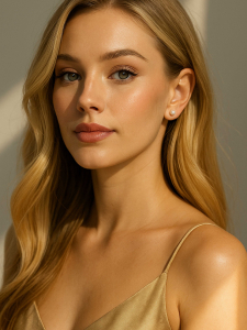 Earrings with pearls 5375