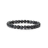 Herrenarmband aus Obsidian D5003