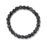 Herrenarmband aus Obsidian D5003