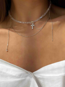 Cross Pendant Necklace 5485