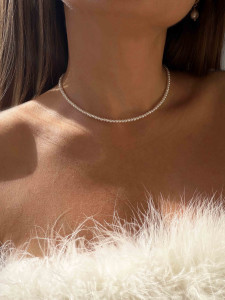 Choker aus Perlen 4721