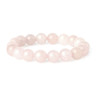 Damenarmband aus rosa Quarz D4983