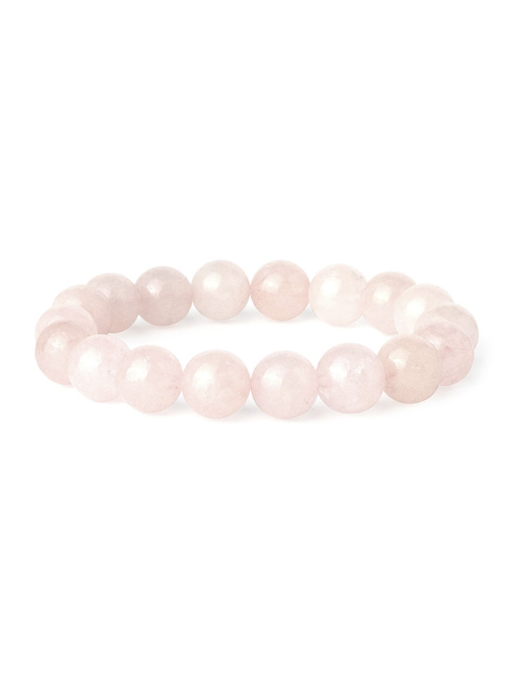 Damenarmband aus rosa Quarz D4983