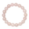 Damenarmband aus rosa Quarz D4983