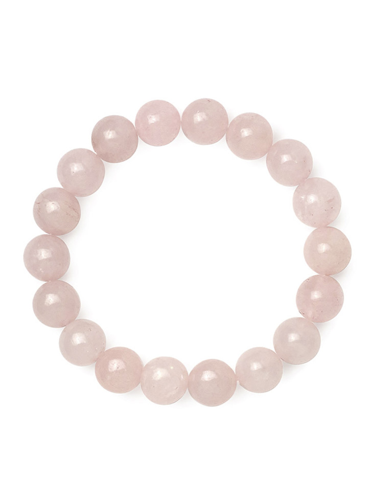 Damenarmband aus rosa Quarz D4983