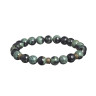 Herrenarmband aus grüner Jade D4916