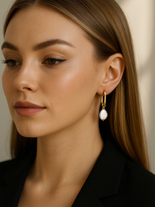 Pearl jewelry earrings 5314