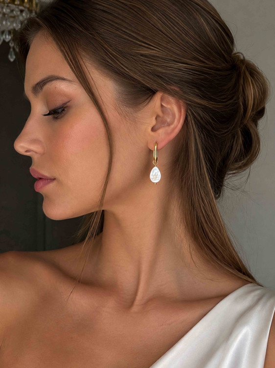 Schmuck mit Perlen Ohrringe 5314