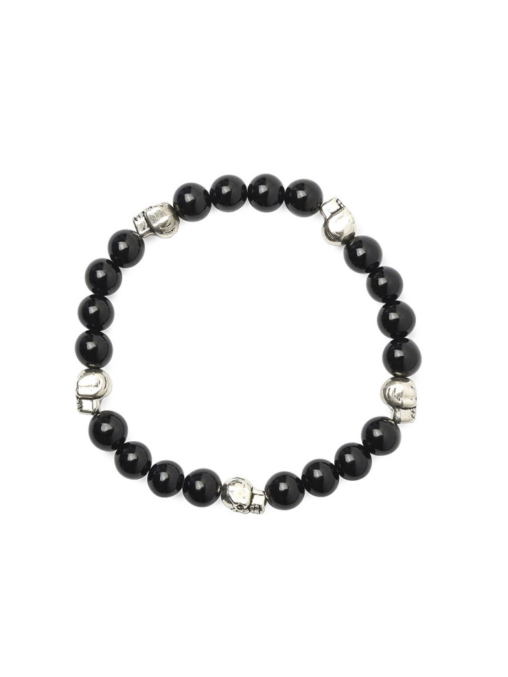 Armband mit Totenköpfen D4543