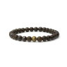 Herrenarmband aus Bronzitsteinen D4536