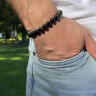Obsidian-Armband D4573