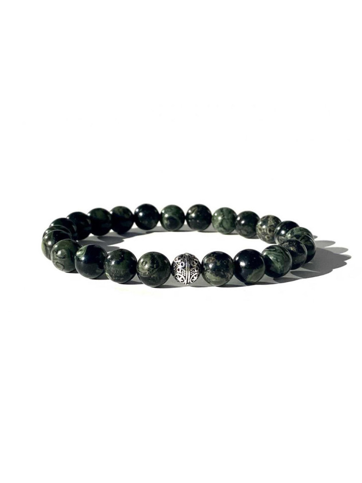 Herrenarmband aus Jade Kambaba D4896