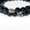 Armbänder für Männer mit Totenköpfen D4562
