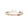 Damenarmband aus mehrfarbigem Achat D5041