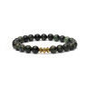 Herrenarmband aus echtem Jadematerial "Kambaba" D4679