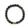 Herrenarmband aus echtem Jadematerial "Kambaba" D4679