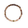 Herrenarmband aus natürlicher "Zebra"-Jade D4527