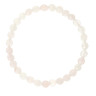 Dünnes Armband aus rosa Quarz D4799