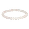 Dünnes Armband aus rosa Quarz D4799