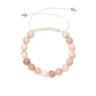 Armband aus natürlichem rosa Opal D5066