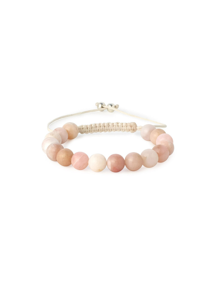 Armband aus natürlichem rosa Opal D5066