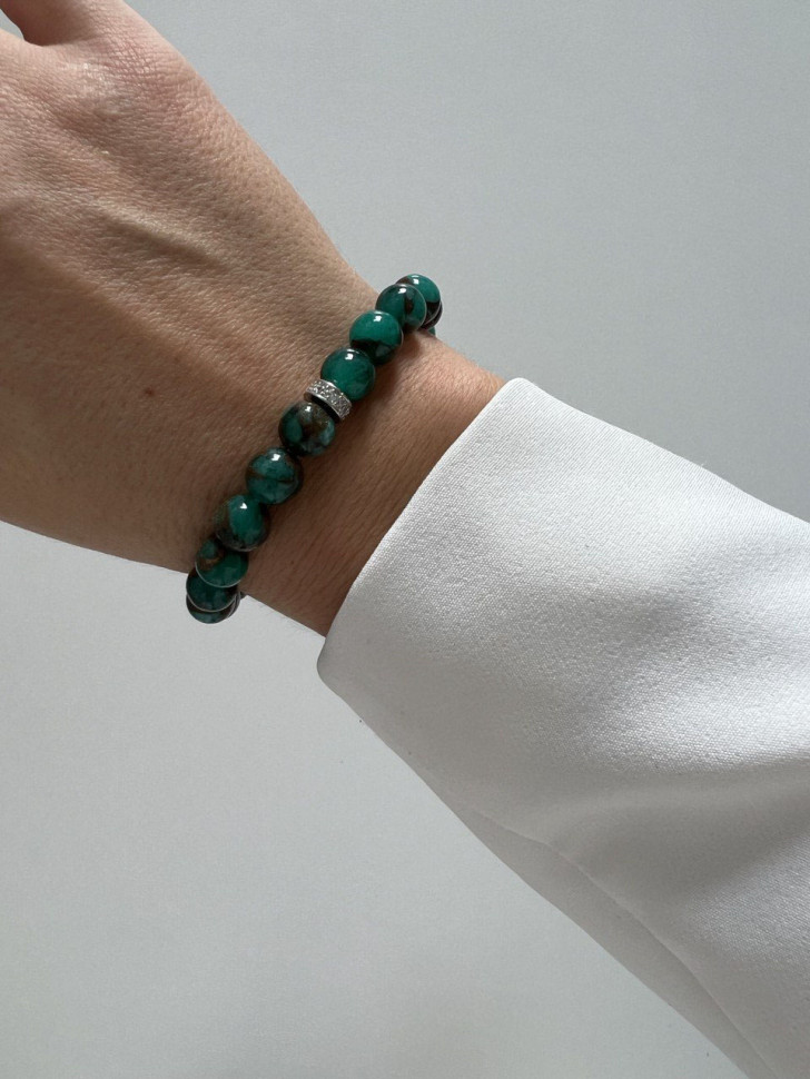 Armband aus Variszit D5029
