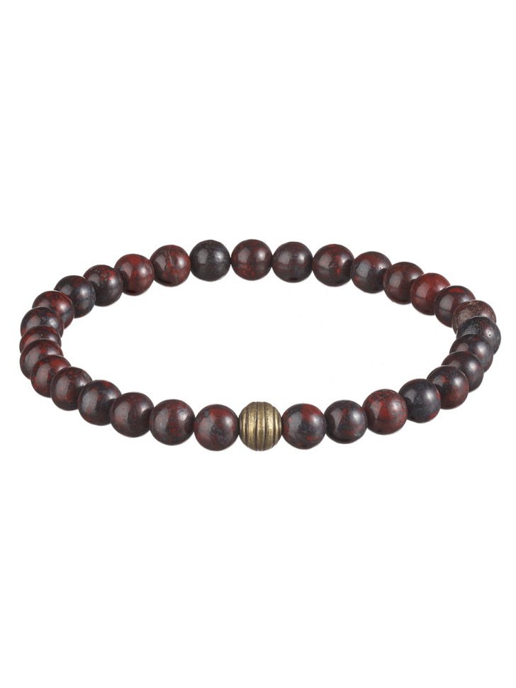Herrenarmband aus Jade D4533