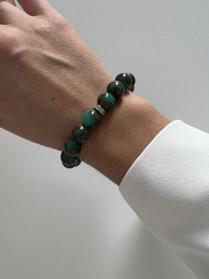 Armband aus Variszit D4332