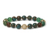 Grünes Armband aus Naturstein D5030