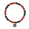 Korallen- und Achat-Armband D4636