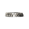 Paar Armbänder aus natürlichen Steinen D4531