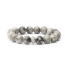 Graues Jade-Armband D4455