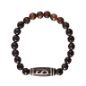 Braunes Herrenarmband D4691