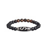 Braunes Herrenarmband D4691