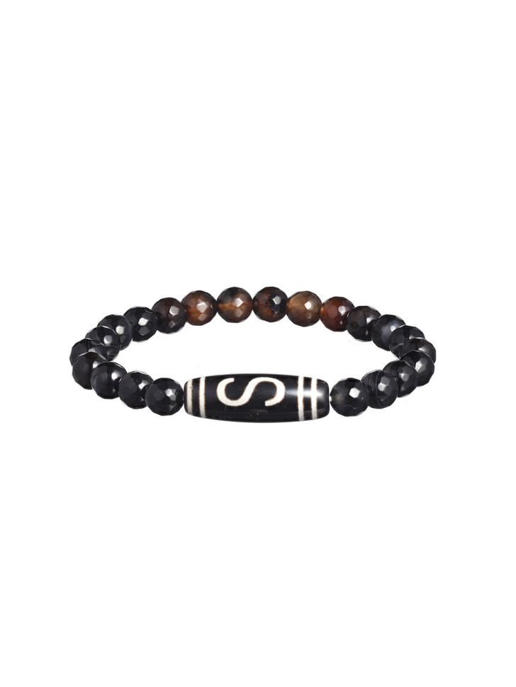 Braunes Herrenarmband D4691
