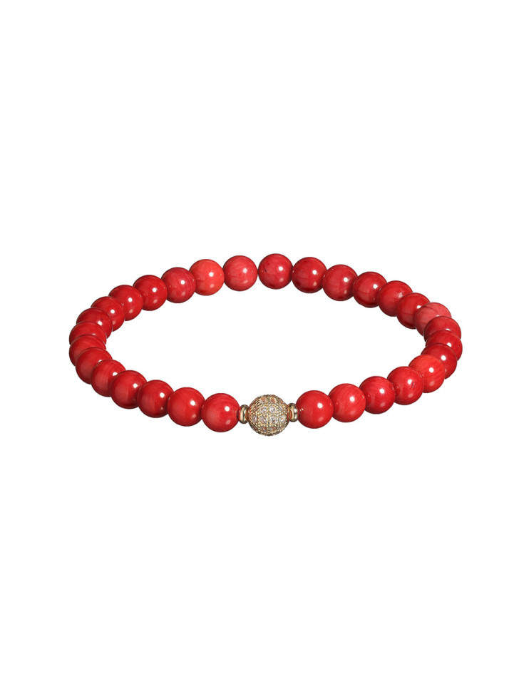 Rotes Korallenarmband D5554