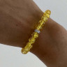 Gelbes Armband mit Zirkonia D4961
