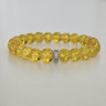 Gelbes Armband mit Zirkonia D4961