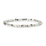 Hämatit-Armband 4 mm Silber D5052