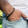 Herrenarmband aus Opal D5092