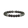 Herrenarmband aus Jaspis und Achat D5116