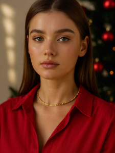 Golden choker for the neck 4737