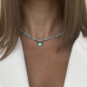 Amazonit-Choker D4647