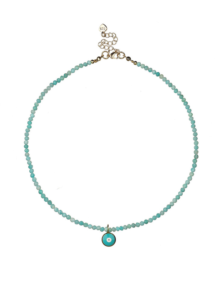 Amazonit-Choker D4647