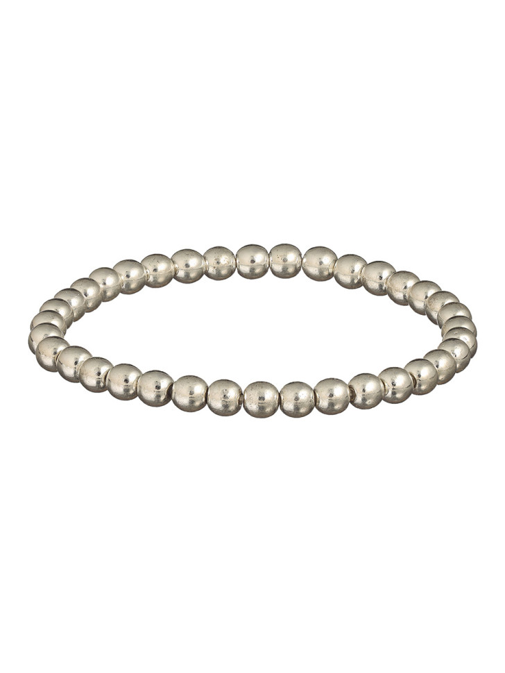 Armband aus Perlen mit Silberbuchstaben D4904