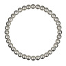 Armband aus Perlen mit Silberbuchstaben D4904
